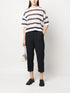pantalones tapered de talle alto